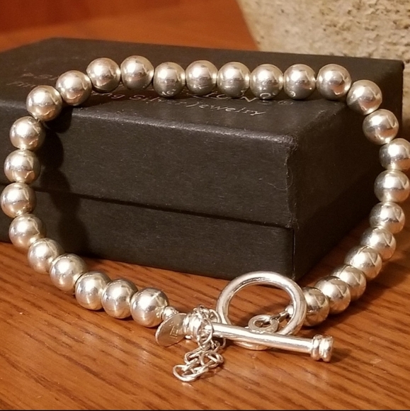 Silpada Sterling Silver Bead Bracelet - Picture 2 of 12